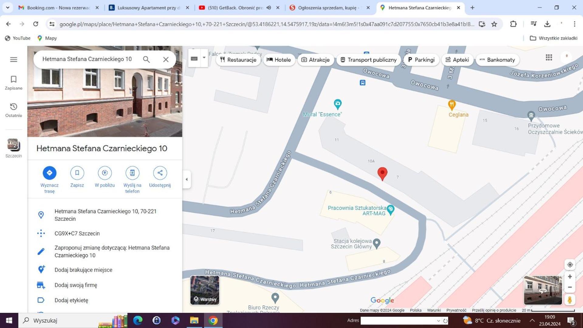 Luksusowy Apartament Przy Dworcu Szczecin Luaran gambar