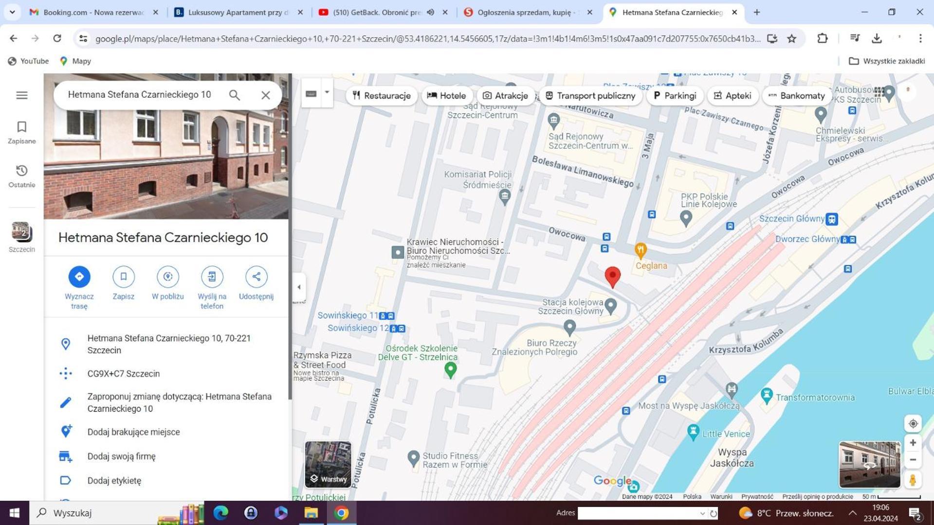 Luksusowy Apartament Przy Dworcu Szczecin Luaran gambar